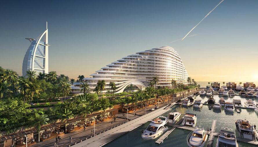 杜拜卓美亞港灣酒店 Jumeirah Marsa Al Arab,一千零一夜的追夢奢華