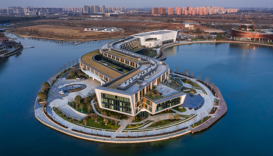 上海東方美谷JW Marriott萬豪酒店,水不在深、有龍則靈的流動式風景