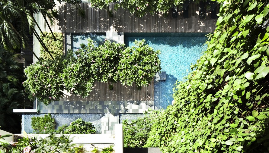 新加坡紐頓軒 Newton Suites,綠化生態建築美學
