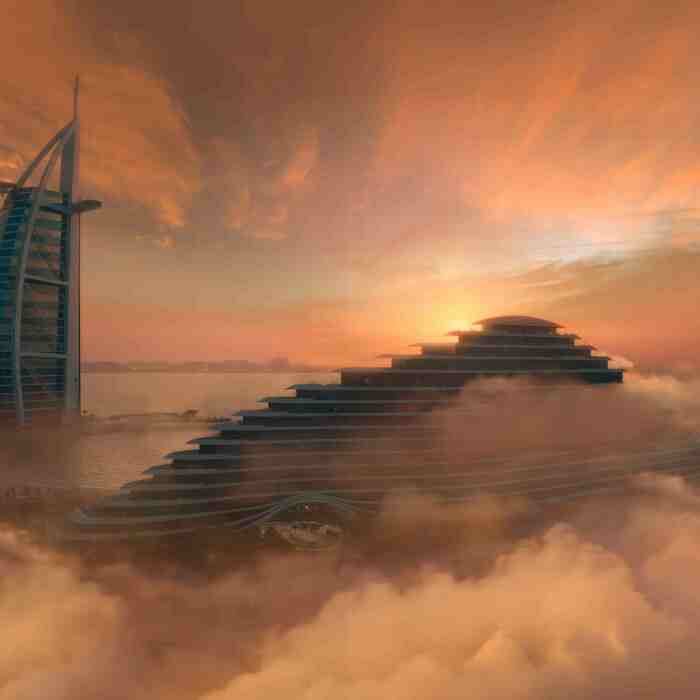 杜拜卓美亞港灣酒店 Jumeirah Marsa Al Arab 盛大開幕，打造超級遊艇前衛美學